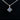 18K WHITE GOLD SAPPHIRE "CLOVER" NECKLACE
