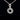 18K WHITE GOLD DIAMOND "DOUBLE ECLIPSE" NECKLACE