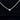 14K WHITE GOLD DIAMOND "LOVE HEX" NECKLACE