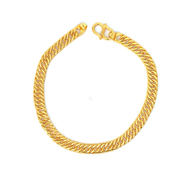 24K S CUBAN CHAIN BRACELET