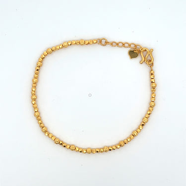 24K SHIMMER BEAD BRACELET