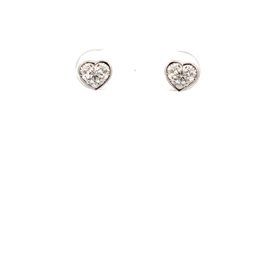 HEART STUD EARRINGS