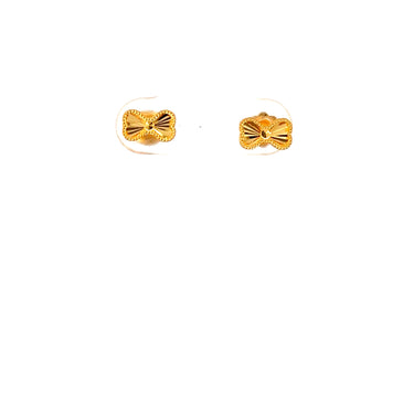 24K BOWTIE STUDS